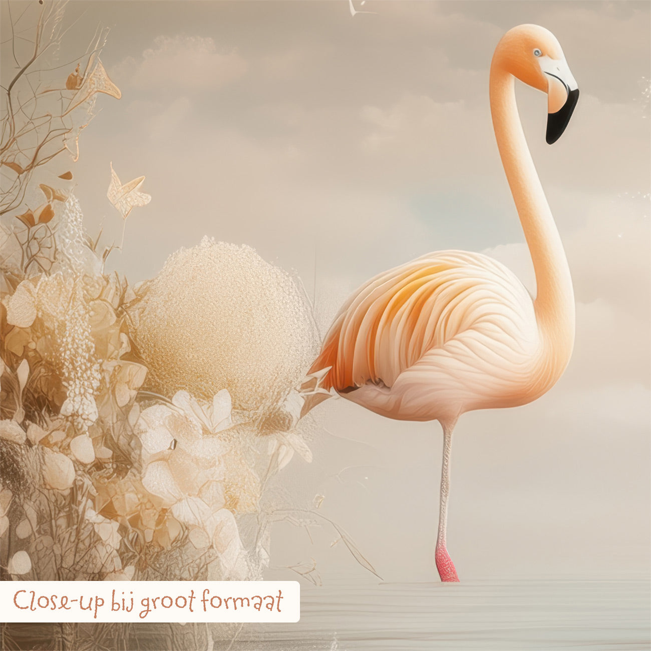 Flamingo golden hour