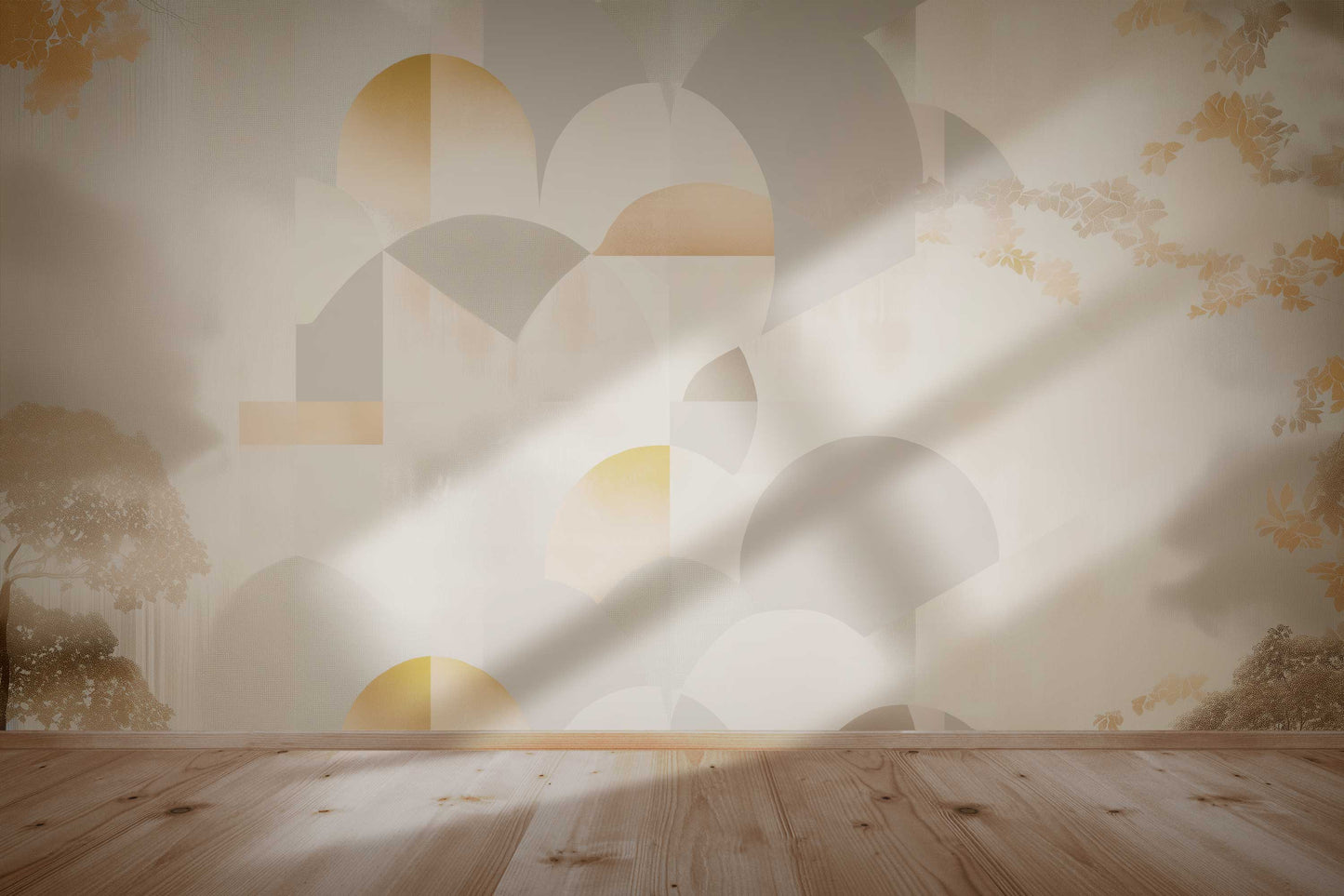 Geometrische vormen golden