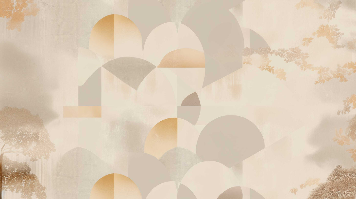 Geometrische vormen golden