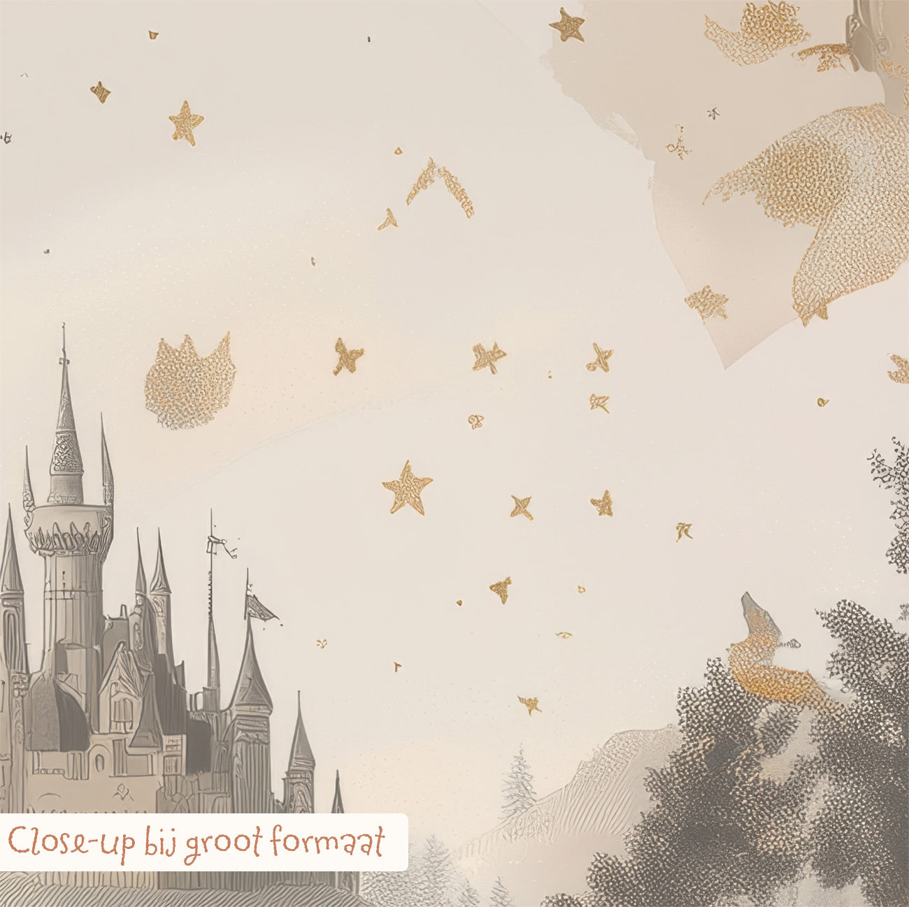 Kasteel blauw golden