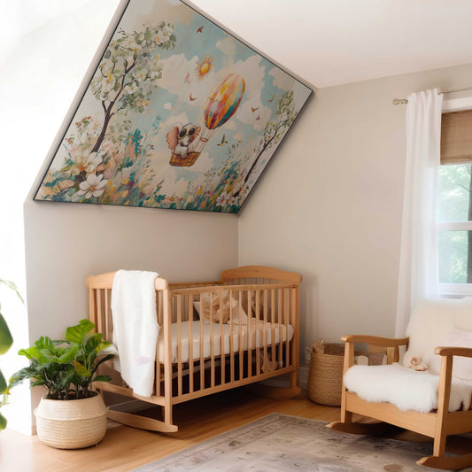 Luchtballon olifant collage