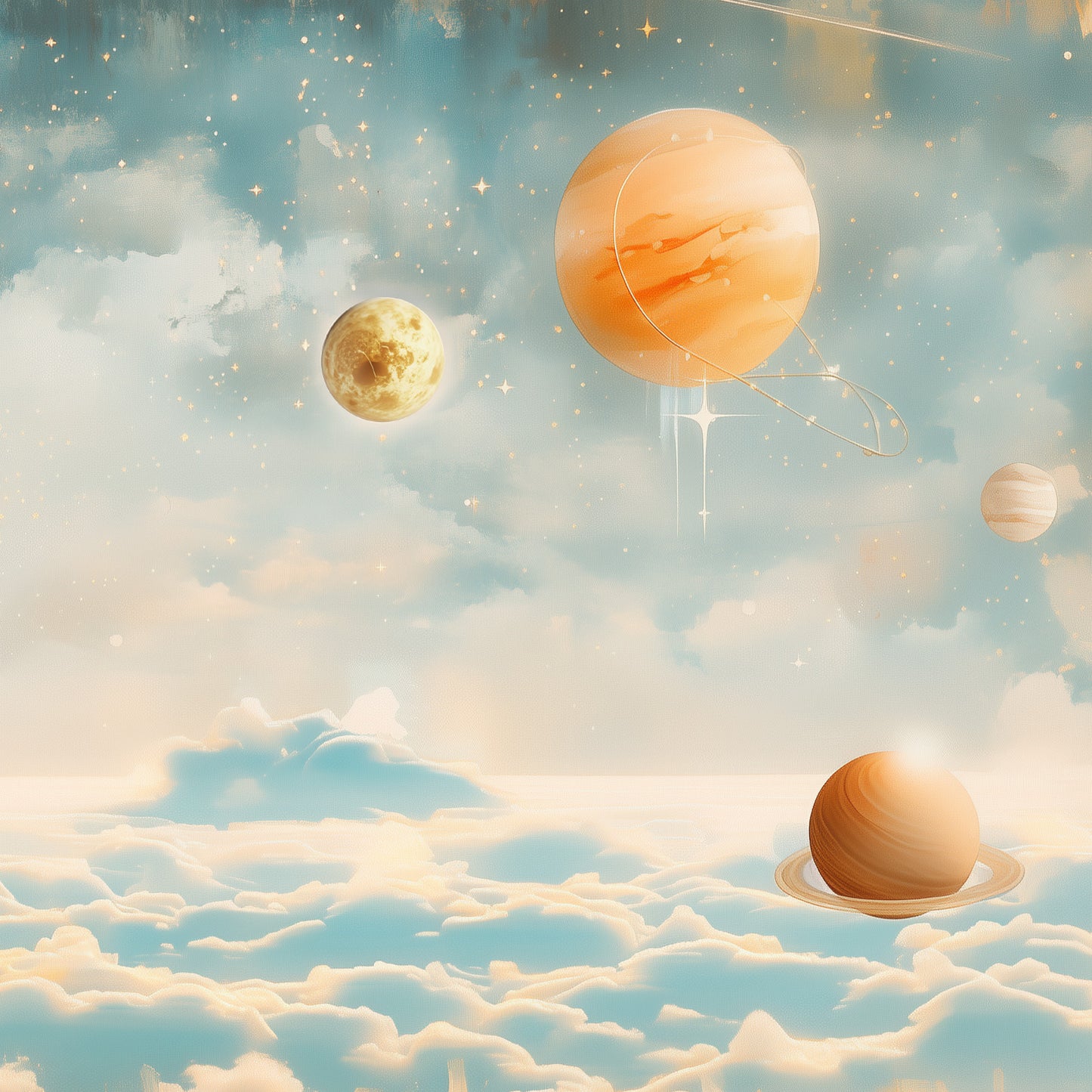 Planeten blauw
