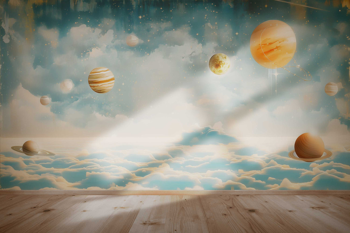 Planeten blauw