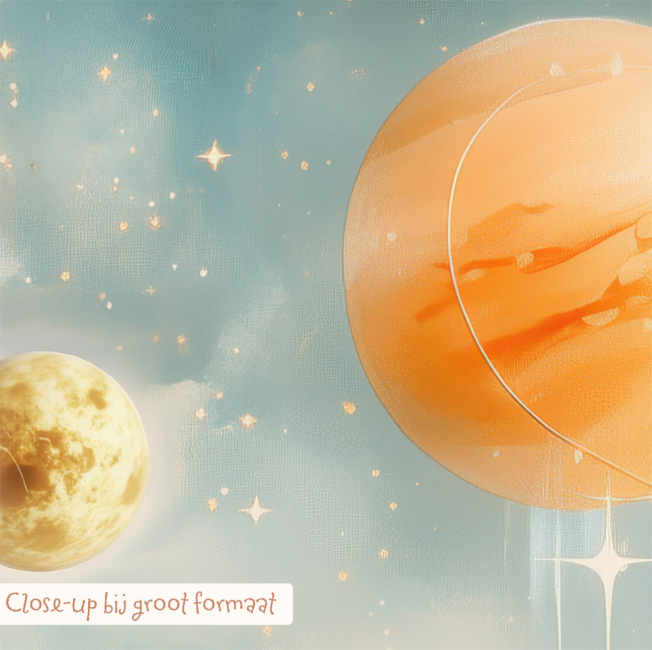 Planeten blauw