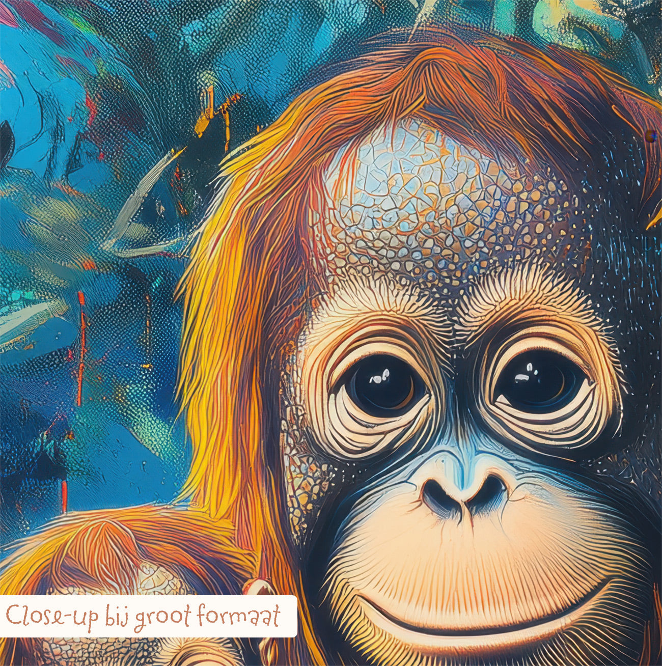 Regenwoud aapje collage