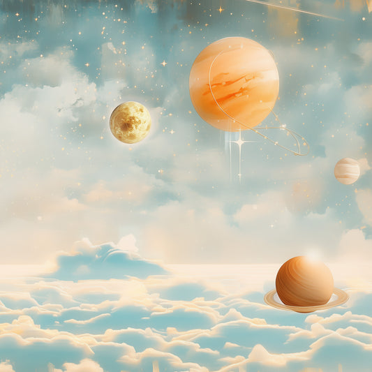Planeten blauw