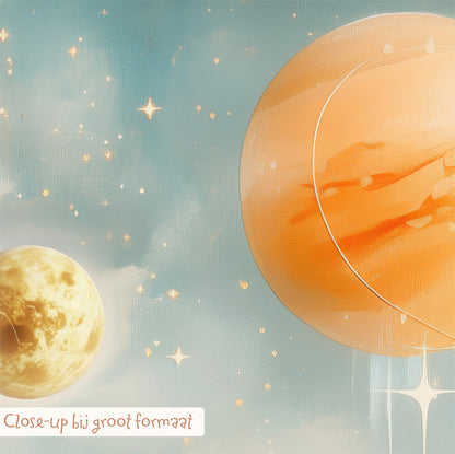 Planeten blauw