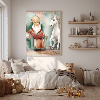 Sint en Paard collage