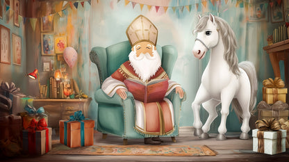 Sint en Paard collage