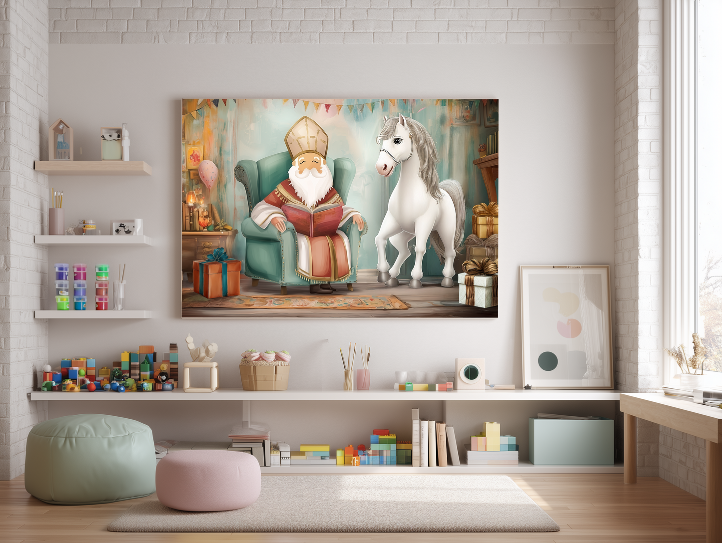 Sint en Paard collage