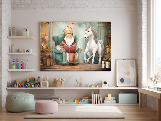 Sint en Paard collage